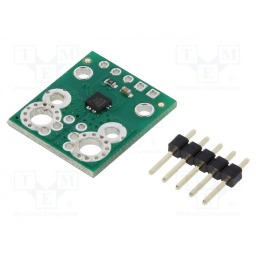 ACS711EX CURRENT SENSOR CARRIER; Sensor: current; 3÷5.5VDC; IC: ACS711; 20.3x17.8mm; I DC: -31÷31A; POLOLU ACS711EX CURRENT SENSOR CARRIER; Sensor: current; 3÷5.5VDC; IC: ACS711; 20.3x17.8mm; I DC: -31÷31A; POLOLU