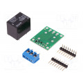 SPDT RELAY CARRIER WITH 12VDC RELAY (PAR; Module: relay; Channels: 1; 12VDC; max.250VAC; 10A; GPIO; toff: 5ms; POLOLU
