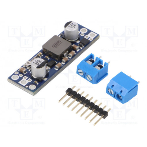 4-12V STEP-UP VOLTAGE REGULATOR U3V50ALV; Converter: step up; Uout: 4÷12V; Uin: 2.9÷12V; 5A; 80÷95%; POLOLU 4-12V STEP-UP VOLTAGE REGULATOR U3V50ALV; Converter: step up; Uout: 4÷12V; Uin: 2.9÷12V; 5A; 80÷95%; POLOLU
