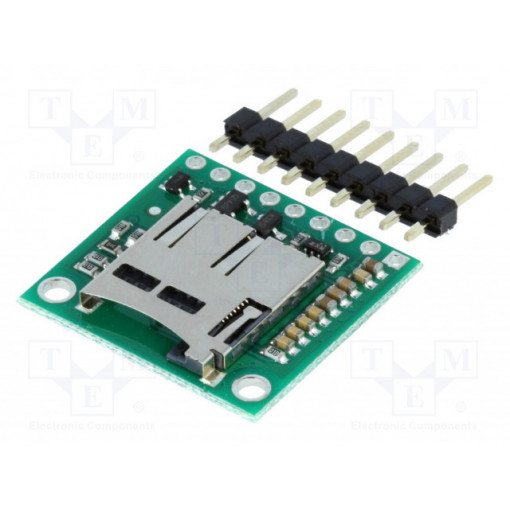 POLOLU MICROSD ADAPTER; Module: adapter; SD micro; 5VDC; SD Micro,pin strips; POLOLU