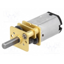 30:1 MICRO METAL GEARMOTOR HPCB; Motor: DC; with gearbox; HPCB; 6VDC; 1.5A; Shaft: D spring; POLOLU