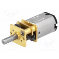 75:1 MICRO METAL GEARMOTOR HPCB; Motor: DC; with gearbox; HPCB; 6VDC; 1.5A; Shaft: D spring; POLOLU 75:1 MICRO METAL GEARMOTOR HPCB; Motor: DC; with gearbox; HPCB; 6VDC; 1.5A; Shaft: D spring; POLOLU