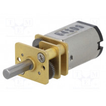100:1 HPCB 6V; Motor: DC; with gearbox; HPCB 6V; 6VDC; 1.5A; Shaft: D spring; POLOLU 100:1 HPCB 6V; Motor: DC; with gearbox; HPCB 6V; 6VDC; 1.5A; Shaft: D spring; POLOLU
