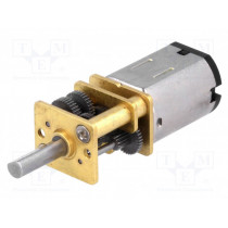 1000:1 MICRO METAL GEARMOTOR HPCB; Motor: DC; with gearbox; HPCB; 6VDC; 1.5A; Shaft: D spring; POLOLU 1000:1 MICRO METAL GEARMOTOR HPCB; Motor: DC; with gearbox; HPCB; 6VDC; 1.5A; Shaft: D spring; POLOLU