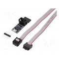 USB AVR PROGRAMMER V2.1; Programmer; USB micro,pin strips; 5VDC; ISP; POLOLU