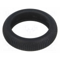 SILICONE TIRE PAIR FOR 32×7MM POLOLU WHE; Tire; black; Pcs: 2; Application: POLOLU-1087,POLOLU-1088; W: 7mm; POLOLU