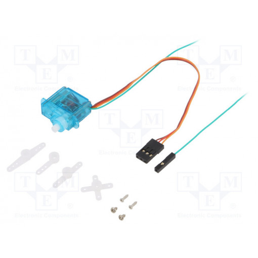 FEETECH SUB-MICRO SERVO FS0403-FB POSITI; Motor: servo; 4.8÷6VDC; micro; analogue; 6g; 20x8.3x19.3mm; plastic; POLOLU