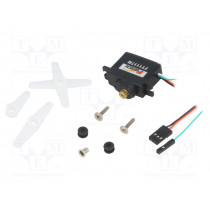 FEETECH MINI SERVO FT1117M-FB POSITION F; Motor: servo; 4.8÷6VDC; mini; analogue; 22g; 30x12x31.7mm; metal; POLOLU