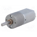 63:1 METAL GEARMOTOR 20DX43L MM 12V CB; Motor: DC; with gearbox; 12VDC; 1.6A; Shaft: D spring; 225rpm; POLOLU