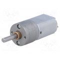 20DX41L MM 12V CB DUAL; Motor: DC; with gearbox; 12VDC; 1.6A; Shaft: D spring; 500rpm; POLOLU