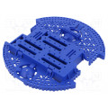 ROMI CHASSIS KIT - BLUE; Wheeled chassis; POLOLU Romi; blue; 3÷6VDC; Mot.qty: 2; Imax: 1.25A; POLOLU