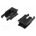 ROMI CHASSIS MOTOR CLIP PAIR - BLACK; Bracket; black; Series: POLOLU Romi; POLOLU