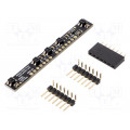 5-CHANNEL REFLECTANCE SENSOR ARRAY BALBO; Sensor: distance; reflective; 5VDC; digital; Channels: 5; 64x7.3mm; POLOLU 5-CHANNEL REFLECTANCE SENSOR ARRAY BALBO; Sensor: distance; reflective; 5VDC; digital; Channels: 5; 64x7.3mm; POLOLU