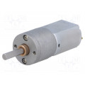 125:1 METAL GEARMOTOR 20DX44L MM 6V CB; Motor: DC; with gearbox; 6VDC; 2.9A; Shaft: D spring; 120rpm; POLOLU