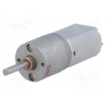 250:1 METAL GEARMOTOR 20DX46L MM 6V CB; Motor: DC; with gearbox; 6VDC; 2.9A; Shaft: D spring; 60rpm; POLOLU