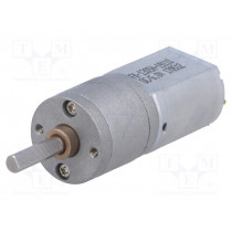 488:1 METAL GEARMOTOR 20DX46L MM 6V CB; Motor: DC; with gearbox; 6VDC; 2.9A; Shaft: D spring; 30rpm; POLOLU