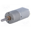 20DX43L MM 6V CB DUAL; Motor: DC; with gearbox; 6VDC; 2.9A; Shaft: D spring; 230rpm; POLOLU