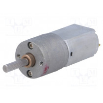 125:1 METAL GEARMOTOR 20DX44L MM 6V CBE; Motor: DC; with gearbox; 6VDC; 2.9A; Shaft: D spring; 120rpm; POLOLU