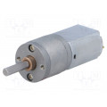 20DX46L MM 6V CB DUAL; Motor: DC; with gearbox; 6VDC; 2.9A; Shaft: D spring; 46rpm; POLOLU