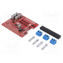DUAL G2 HP MOTOR DRIVER 18V18 RPI; DC-motor driver; DUAL G2; 100kHz; PWM,TTL,analog; 6.5÷30V; shield; POLOLU