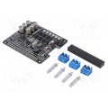 DUAL G2 HP MOTOR DRIVER 18V22 RPI; DC-motor driver; DUAL G2; 100kHz; PWM,TTL,analog; 6.5÷30V; shield; POLOLU