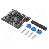 DUAL G2 HP MOTOR DRIVER 18V22 RPI; DC-motor driver; DUAL G2; 100kHz; PWM,TTL,analog; 6.5÷30V; shield; POLOLU