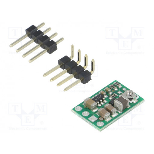2.5-7.5V ADJUSTABLE STEP-DOWN REGULATOR; Converter: step down; Uout: 2.5÷7.5V; Uin: 4÷50V; 600mA; 15x10mm; POLOLU 2.5-7.5V ADJUSTABLE STEP-DOWN REGULATOR; Converter: step down; Uout: 2.5÷7.5V; Uin: 4÷50V; 600mA; 15x10mm; POLOLU