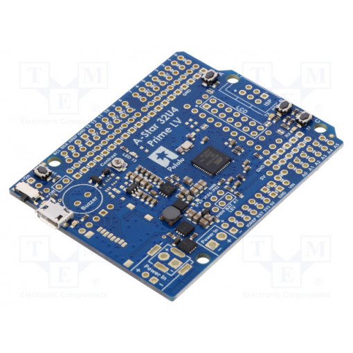 A-STAR 32U4 PRIME LV (SMT); A-Star 32U4 Prime; USB B micro; ATMEGA32U4; 2÷16VDC; PWM: 7; POLOLU A-STAR 32U4 PRIME LV (SMT); A-Star 32U4 Prime; USB B micro; ATMEGA32U4; 2÷16VDC; PWM: 7; POLOLU