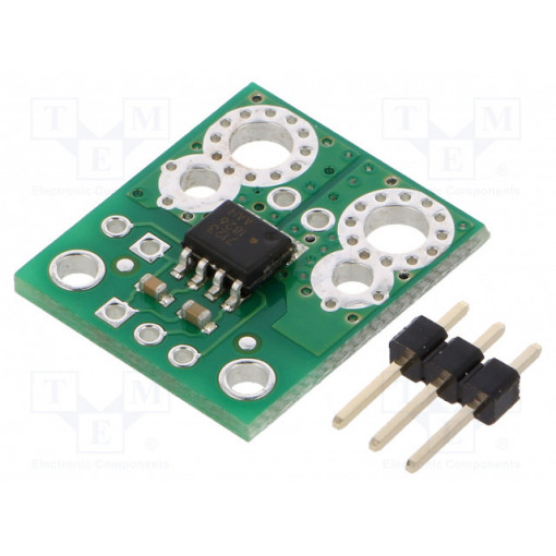 ACHS-7123 CURRENT SENSOR CARRIER -30A+30; Sensor: current; 4.5÷5.5VDC; IC: ACS7123; 20.3x17.8mm; 0.066V/A; POLOLU ACHS-7123 CURRENT SENSOR CARRIER -30A+30; Sensor: current; 4.5÷5.5VDC; IC: ACS7123; 20.3x17.8mm; 0.066V/A; POLOLU