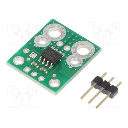 ACS724 CURRENT SENSOR CARRIER -50A TO +5; Sensor: current; 4.5÷5.5VDC; IC: ACS724; 20.3x17.8mm; I DC: -50÷50A; POLOLU ACS724 CURRENT SENSOR CARRIER -50A TO +5; Sensor: current; 4.5÷5.5VDC; IC: ACS724; 20.3x17.8mm; I DC: -50÷50A; POLOLU