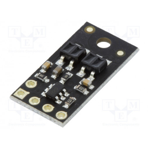 QTR-HD-02RC REFLECTANCE SENSOR ARRAY; Sensor: distance; reflective; 2.9÷5.5VDC; digital; Channels: 2; POLOLU QTR-HD-02RC REFLECTANCE SENSOR ARRAY; Sensor: distance; reflective; 2.9÷5.5VDC; digital; Channels: 2; POLOLU