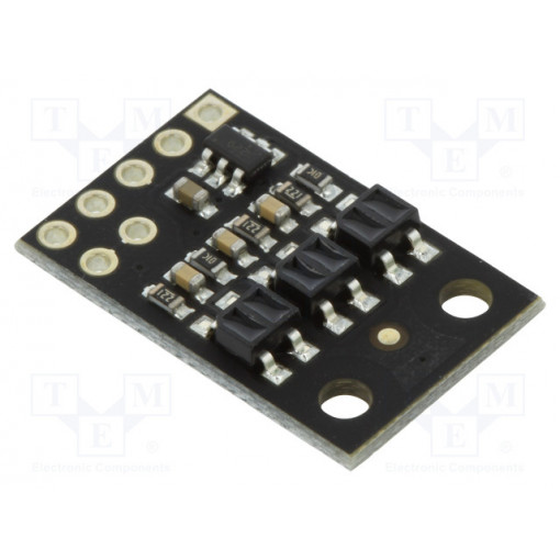 QTR-HD-03RC REFLECTANCE SENSOR ARRAY; Sensor: distance; reflective; 2.9÷5.5VDC; digital; Channels: 3; POLOLU