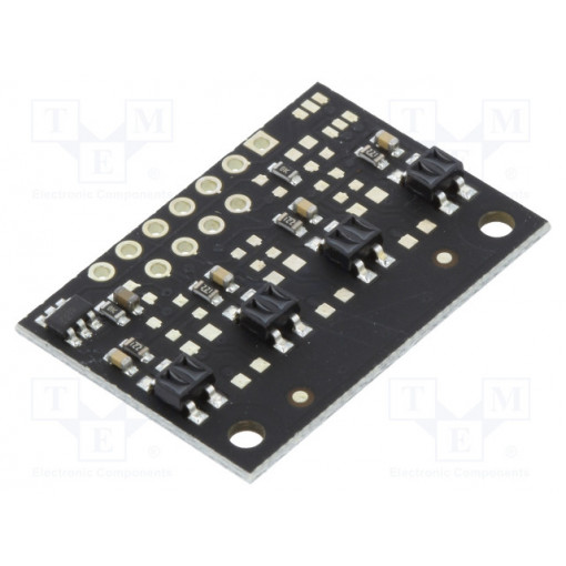 QTR-MD-04RC REFLECTANCE SENSOR ARRAY; Sensor: distance; reflective; 2.9÷5.5VDC; digital; Channels: 4; POLOLU