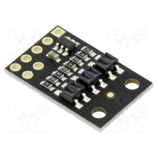 QTR-HD-03A REFLECTANCE SENSOR ARRAY; Sensor: distance; reflective; 2.9÷5.5VDC; analog; Channels: 3; POLOLU QTR-HD-03A REFLECTANCE SENSOR ARRAY; Sensor: distance; reflective; 2.9÷5.5VDC; analog; Channels: 3; POLOLU