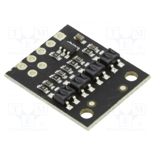 QTR-HD-04A REFLECTANCE SENSOR ARRAY; Sensor: distance; reflective; 2.9÷5.5VDC; analog; Channels: 4; POLOLU