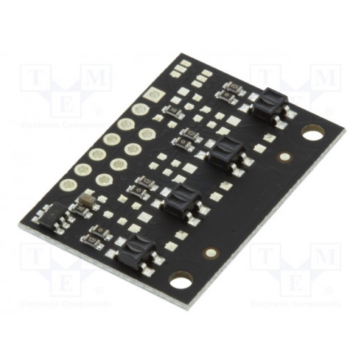 QTR-MD-04A REFLECTANCE SENSOR ARRAY; Sensor: distance; reflective; 2.9÷5.5VDC; analog; Channels: 4; POLOLU