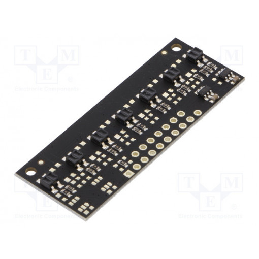 QTR-MD-07A REFLECTANCE SENSOR ARRAY 7CH; Sensor: distance; reflective; 2.9÷5.5VDC; analog; Channels: 7; POLOLU