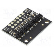 QTRX-HD-06RC REFLECTANCE SENSOR ARRAY; Sensor: distance; reflective; 2.9÷5.5VDC; digital; Channels: 6; POLOLU