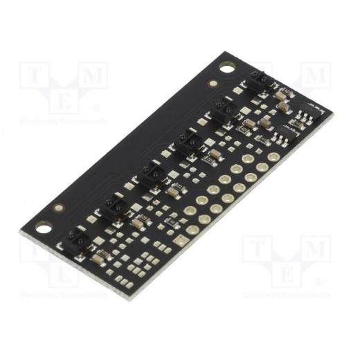 QTRX-MD-06RC REFLECTANCE SENSOR ARRAY; Sensor: distance; reflective; 2.9÷5.5VDC; digital; Channels: 6; POLOLU