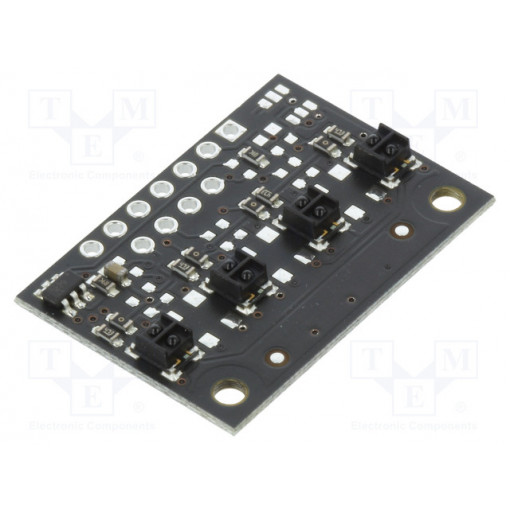 QTRX-MD-04A REFLECTANCE SENSOR ARRAY; Sensor: distance; reflective; 2.9÷5.5VDC; analog; Channels: 4; POLOLU