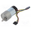 50:1 METAL GEARMOTOR 37DX70L 24V 64 CPR; Motor: DC; with gearbox; 24VDC; 3A; Shaft: D spring; 200rpm; Ø: 37mm; POLOLU 50:1 METAL GEARMOTOR 37DX70L 24V 64 CPR; Motor: DC; with gearbox; 24VDC; 3A; Shaft: D spring; 200rpm; Ø: 37mm; POLOLU
