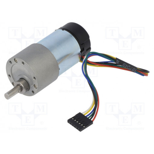 100:1 METAL GEARMOTOR 37DX73L 24V 64 CPR; Motor: DC; POLOLU