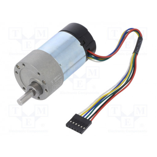 6.3:1 METAL GEARMOTOR 37DX65L 24V 64 CPR; Motor: DC; POLOLU