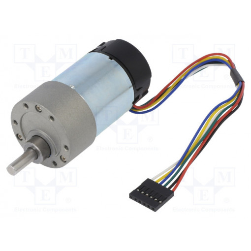 10:1 METAL GEARMOTOR 37DX65L 24V 64 CPR; Motor: DC; POLOLU