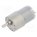 131:1 METAL GEARMOTOR 37DX57L MM; Motor: DC; with gearbox; 6÷12VDC; 5.5A; Shaft: D spring; 76rpm; POLOLU