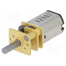 15:1 MICRO METAL GEARMOTOR LP 6V; Motor: DC; POLOLU