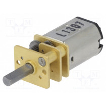 15:1 MICRO METAL GEARMOTOR LP 6V EXT.MOT; Motor: DC; POLOLU