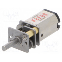 380:1 MICRO METAL GEARMOTOR HPCB 6V EXTE; Motor: DC; with gearbox; HP; 6÷12VDC; 1.5A; Shaft: D spring; 85rpm; POLOLU