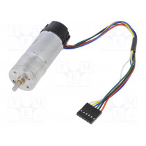 47:1 METAL GEARMOTOR 25DX67L MM HP 6V WI; Motor: DC; with encoder,with gearbox; HP; 6VDC; 6.5A; 200rpm; 101g; POLOLU
