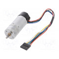 4.4:1 METAL GEARMOTOR 25DX63L MM HP 12V; Motor: DC; with encoder,with gearbox; HP; 12VDC; 5.6A; 2250rpm; POLOLU